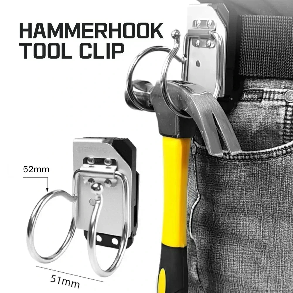 HammerHook Tool Clip | Clip It. Hang It. Grab It Fast - NAKOA GEAR