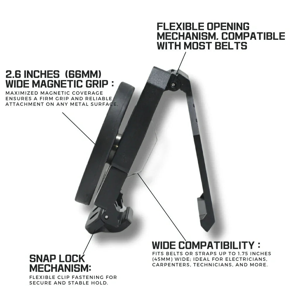 MagLock Quick-Tool Hook | Magnetic Quick-Hook, One-Touch Access - NAKOA GEAR