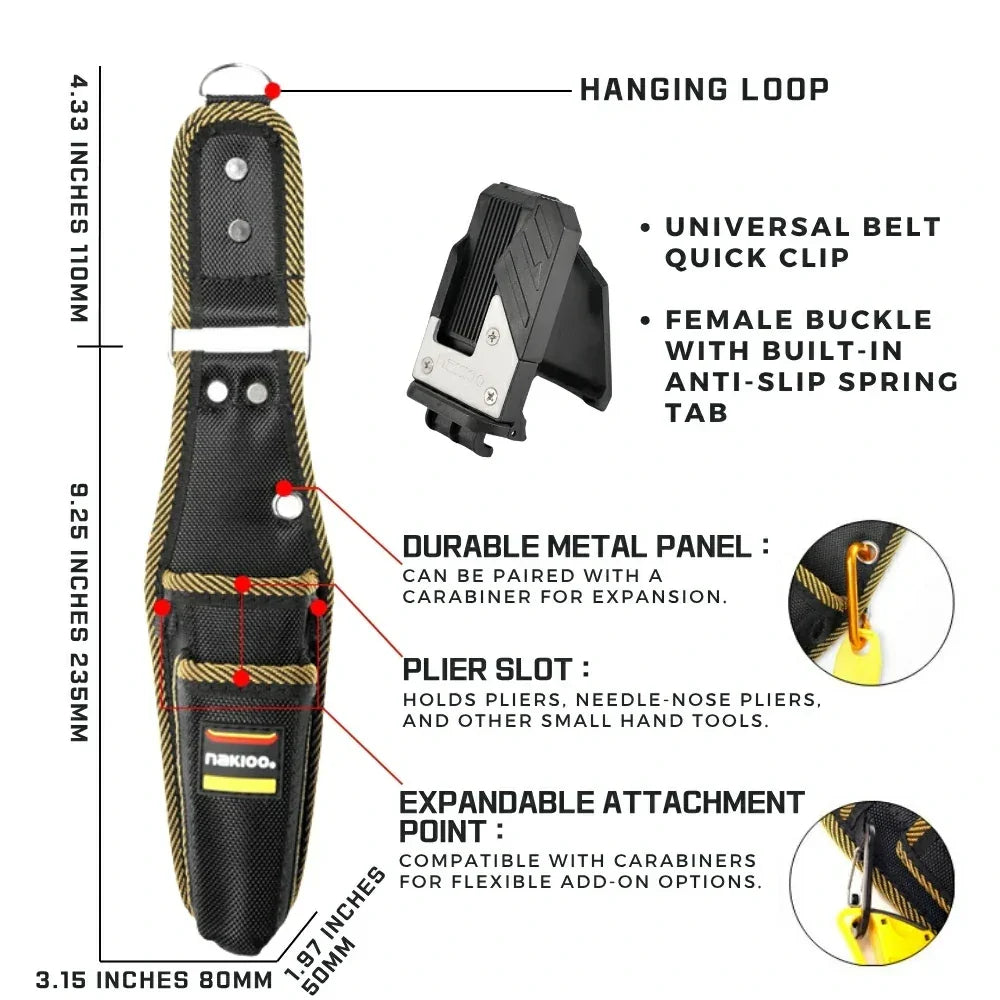 Quick-Clip Tool Pouch for Electric Screwdrivers - NAKOA GEAR