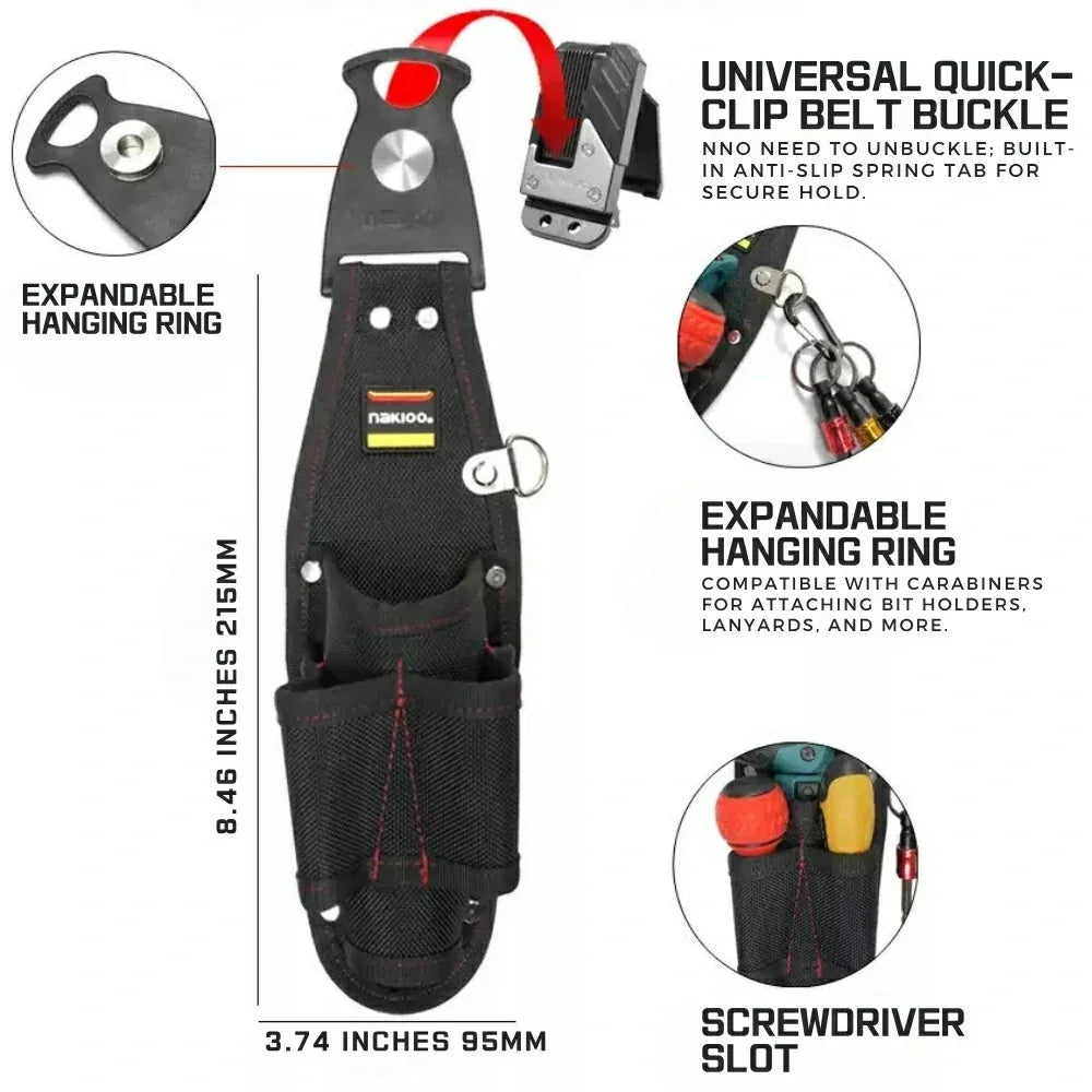 Quick-Clip Tool Pouch for Electric Screwdrivers - NAKOA GEAR