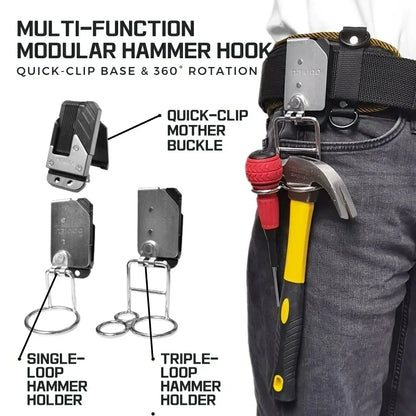 Single/Triple-Loop Tool Hook | Modular Hook System for Tools - NAKOA GEAR