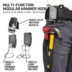 Single/Triple-Loop Tool Hook | Modular Hook System for Tools - NAKOA GEAR