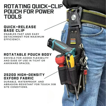 Quick-Clip Tool Pouch for Electric Screwdrivers - NAKOA GEAR