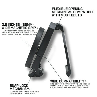 MagLock Quick-Tool Hook | Magnetic Quick-Hook, One-Touch Access - NAKOA GEAR