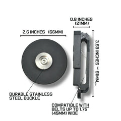 MagLock Quick-Tool Hook | Magnetic Quick-Hook, One-Touch Access - NAKOA GEAR